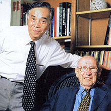 藤島秀記さんとピーター・F・ドラッカー教授